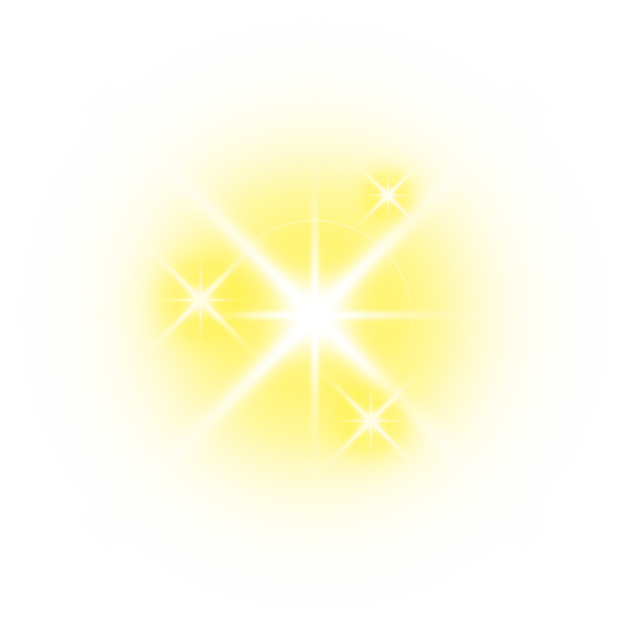 yellow light sparkle star
